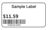 Shelf Labels Adhesive 2.25" x 1.25"